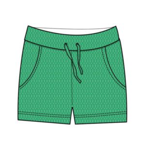 baba babywear girl shorts Jacquard Green LAATSTE maat 80