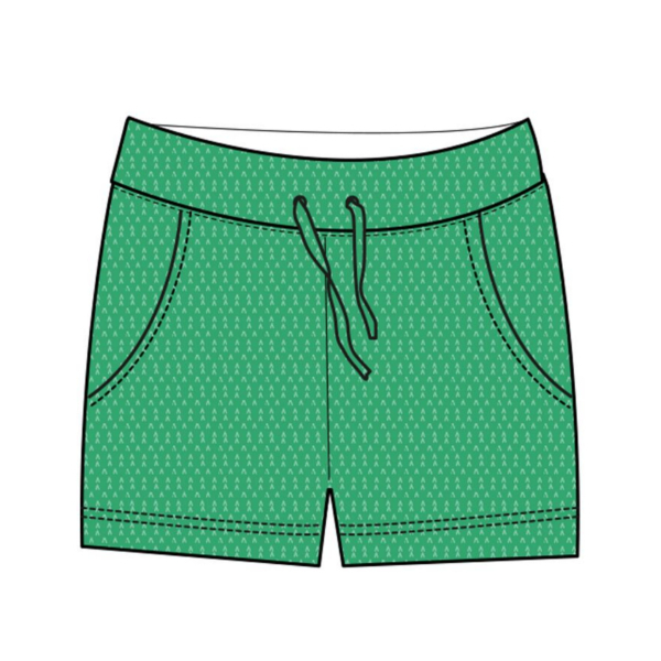 baba babywear girl shorts Jacquard Green