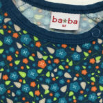 Preloved Baba babywear rompersuit blauw bloemetjes maat 62