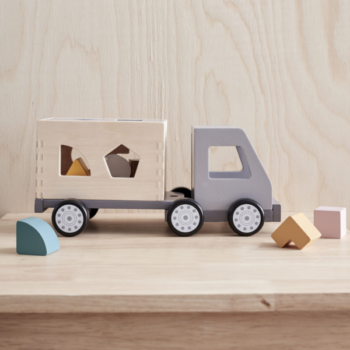 Kids Concept vrachtwagen met vormpjes