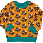 Maxomorra sweatshirt (button) Squirrel