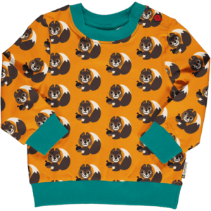Maxomorra sweatshirt (button) Squirrel LAATSTE maat 50/56