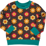 Maxomorra sweatshirt (button) Flower