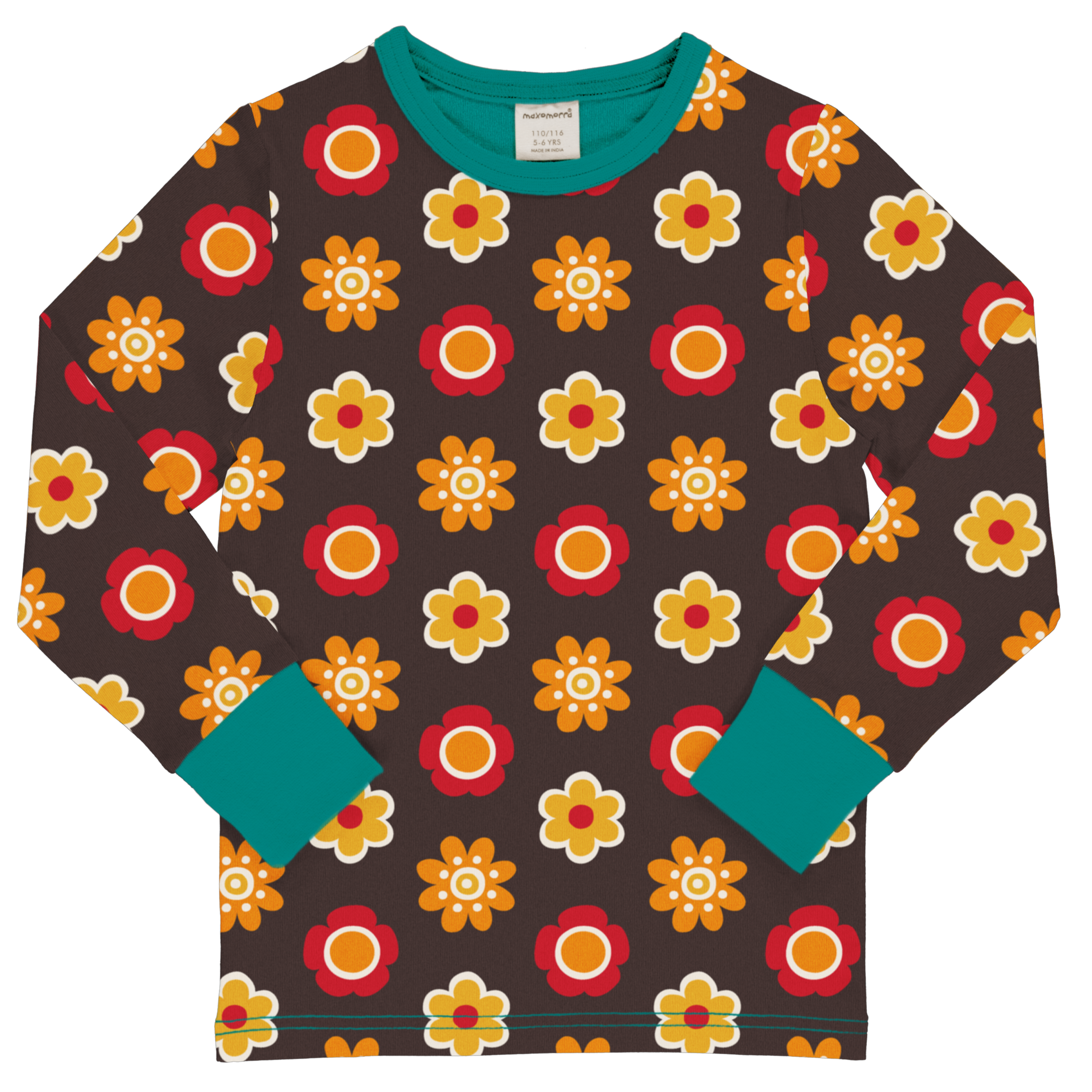 telescoop In hoeveelheid tyfoon Maxomorra shirt lange mouw Flower LAATSTE maat 86/92 - www.pluys.nl