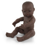 Miniland Baby pop Afrikaans meisje 40cm