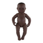 Miniland Baby pop Afrikaans jongetje 40cm