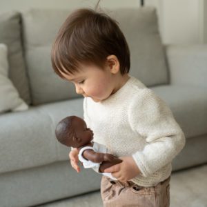 Miniland Baby pop Afrikaans jongetje 21cm