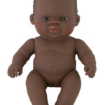 Miniland Baby pop Afrikaans jongetje 38cm