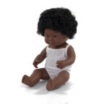 Miniland: Pop African meisje down syndrome 38cm
