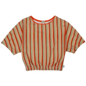 Baba kidswear Dina shirt Red stripe LAATSTE maat 164