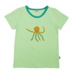 baba kidswear octopus t-shirt pastelgreen