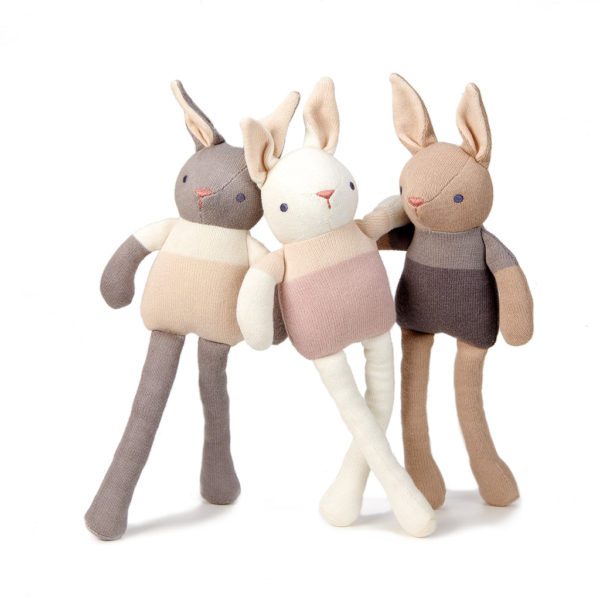 Thread Bear design Baby Threads Cream Bunny Doll