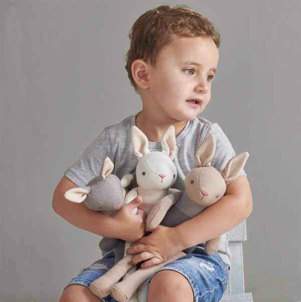 Thread Bear design Baby Threads Cream Bunny Doll