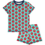 Maxomorra korte pyjama set Raspberry