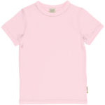 Meyadey t-shirt solid Pink Soft