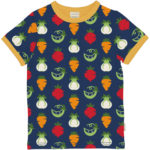 Maxomorra t-shirt Vegetables LAATSTE maat 74-80