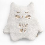 Malomi kids knuffel thermo kitten ecru 'Hug me'