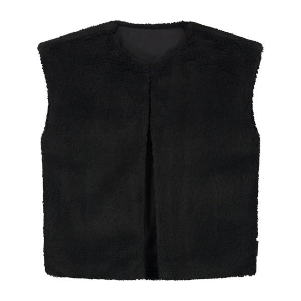 Daily Brat Angi teddy vest black