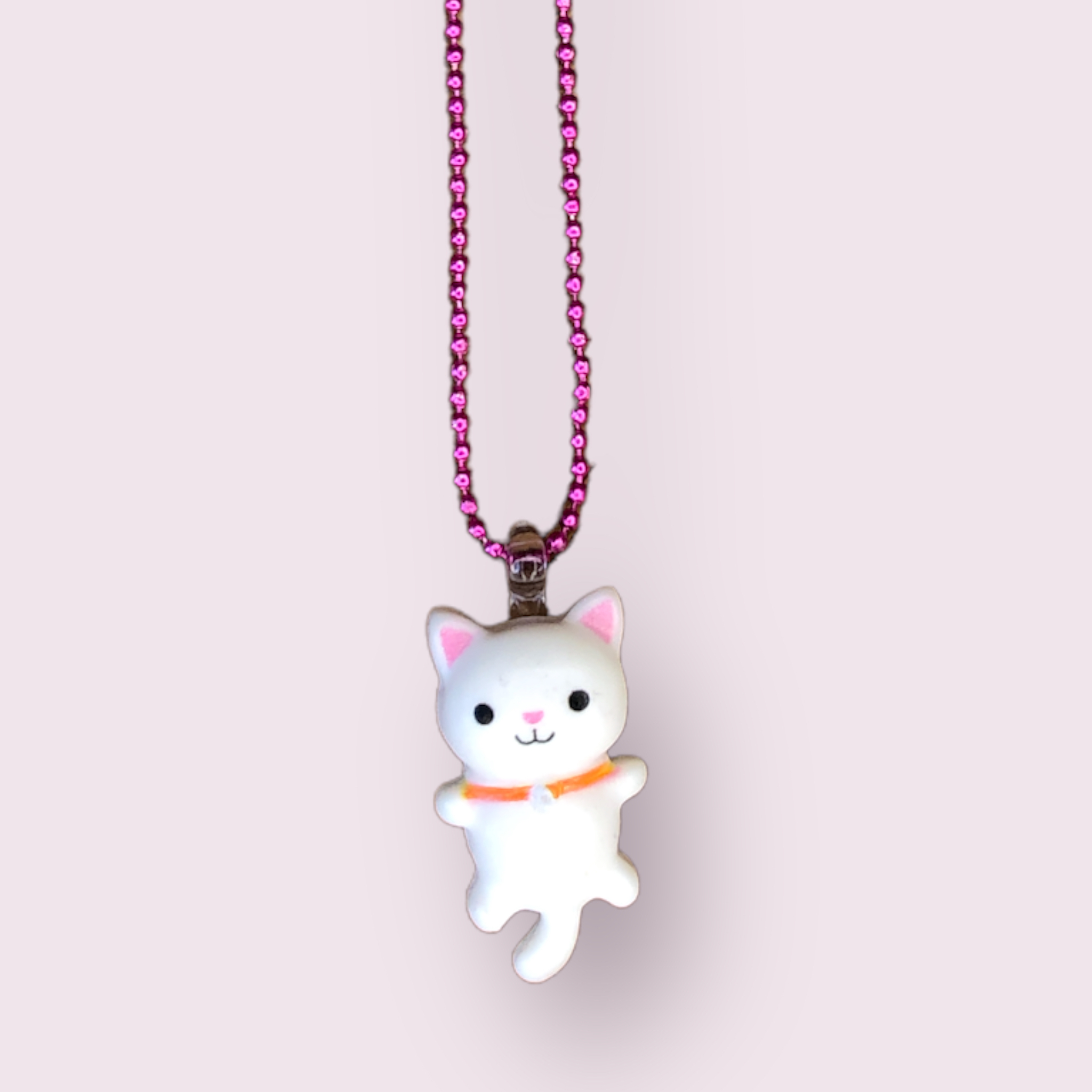 Pluys ketting White kitty