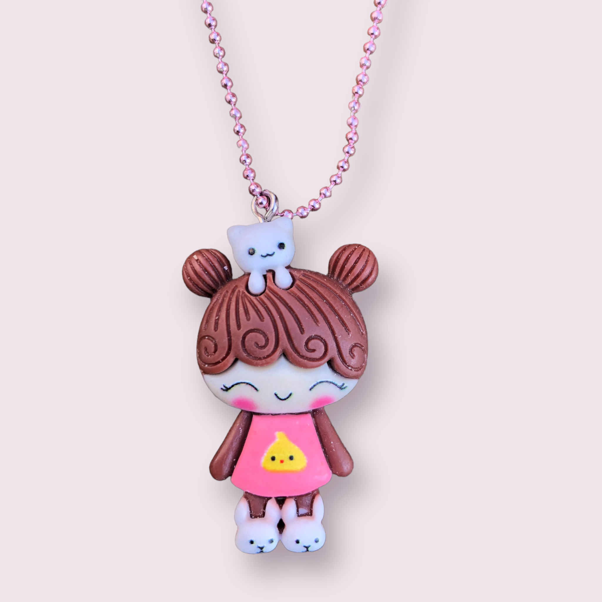 Pluys ketting Kitty Girl