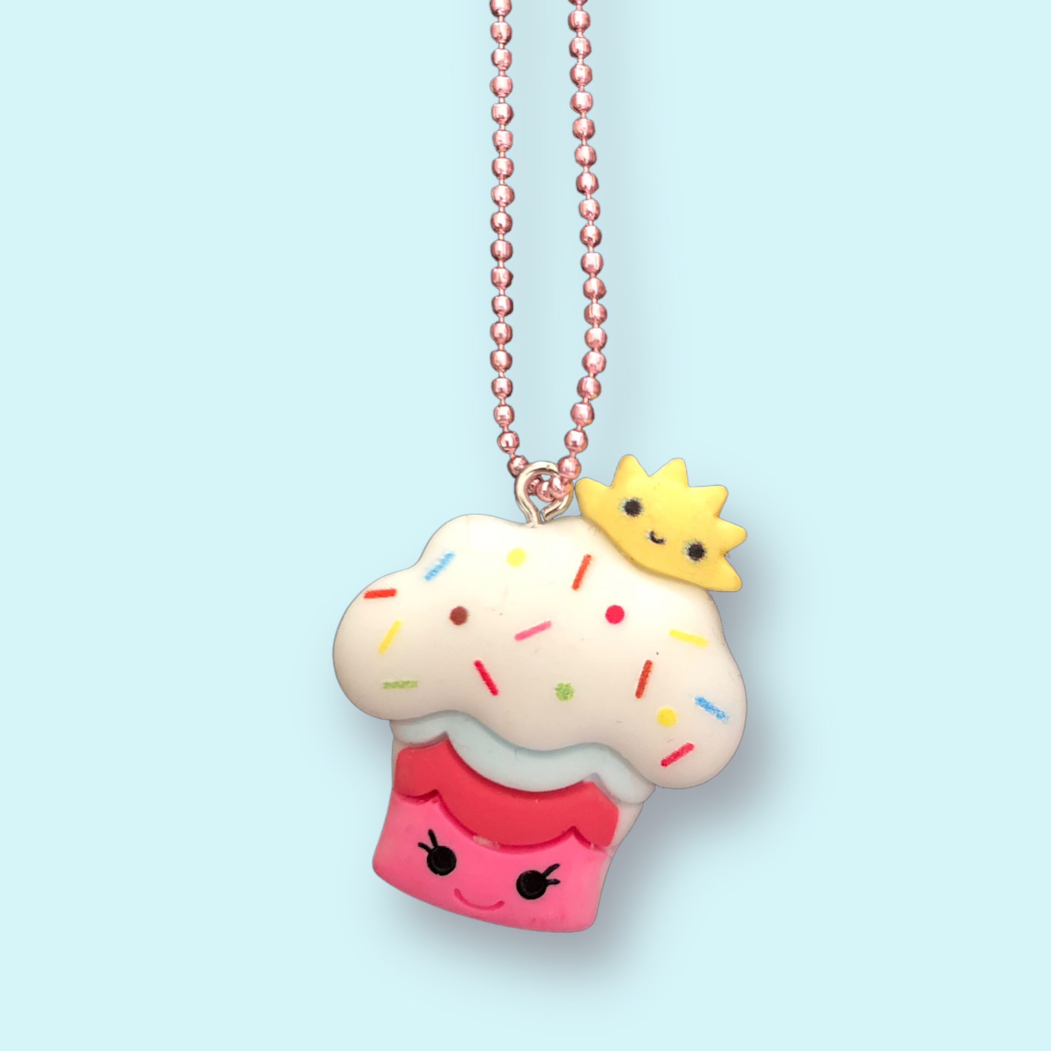 Pluys ketting Sweet Cupcake