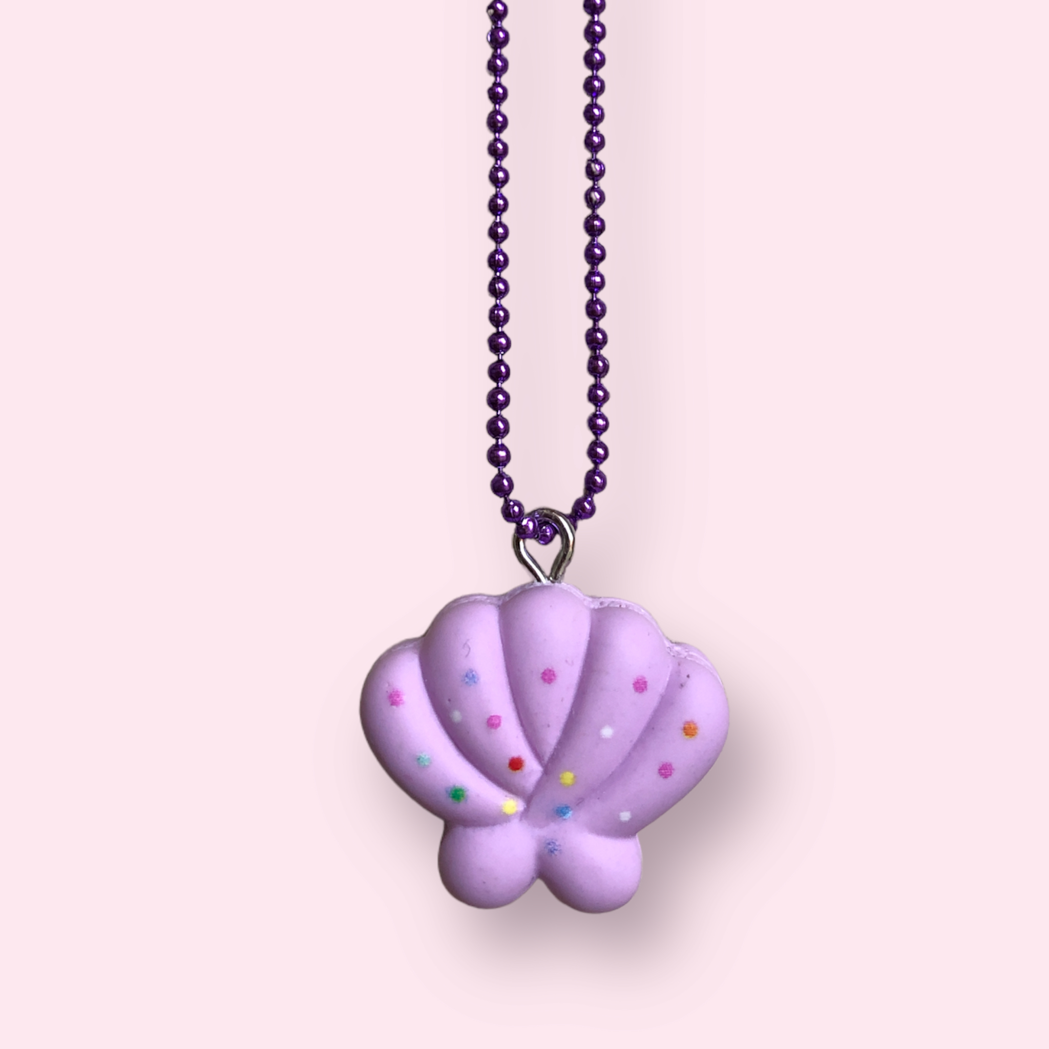 Pluys ketting Seashell