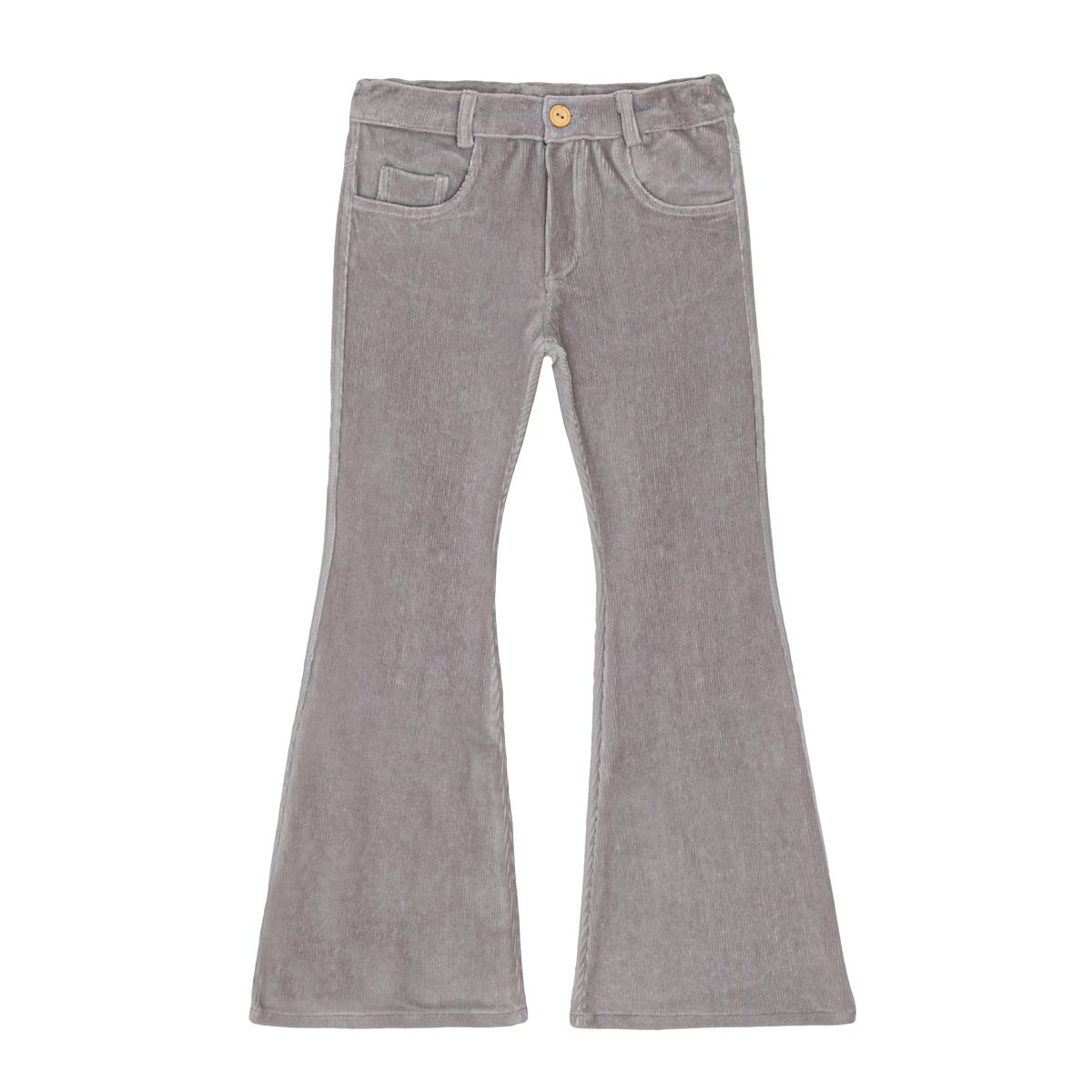 Little Hedonist 5 Pocket Flared broek Bailey Gull Gray