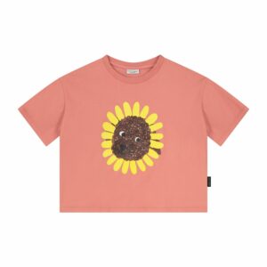 Sunny dog print t-shirt desert sand