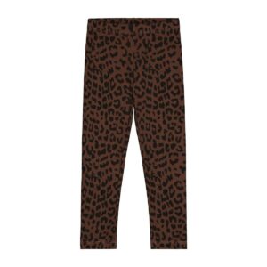 Daily Brat Leopard broek/legging hickory brown