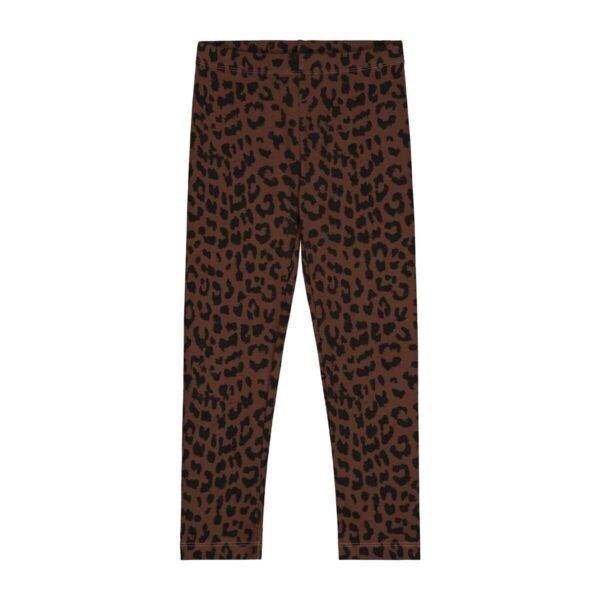 Daily Brat Leopard broek/legging hickory brown