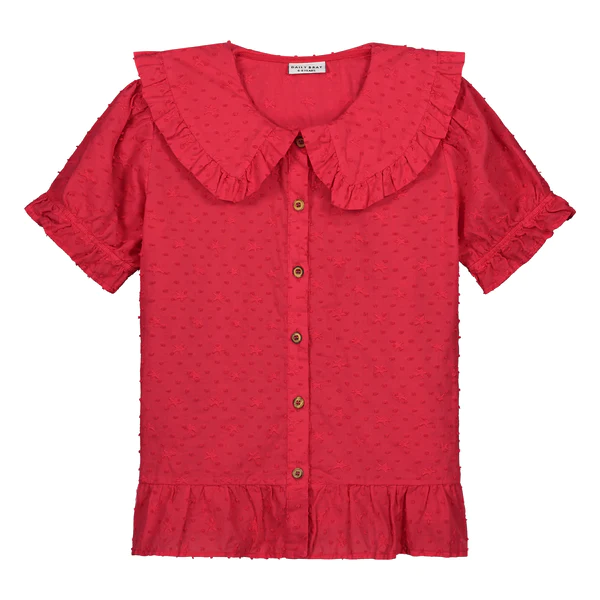 Daily Brat Judy star blouse Viva magenta