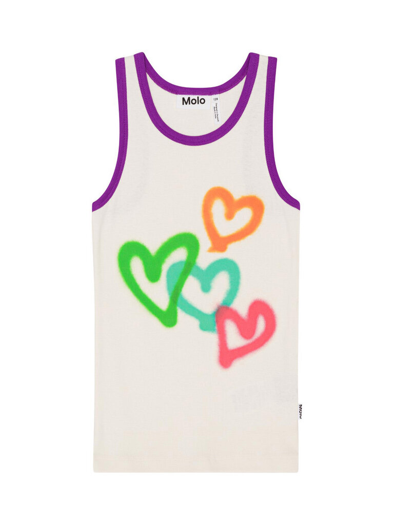 Molo Rosie tanktop four hearts